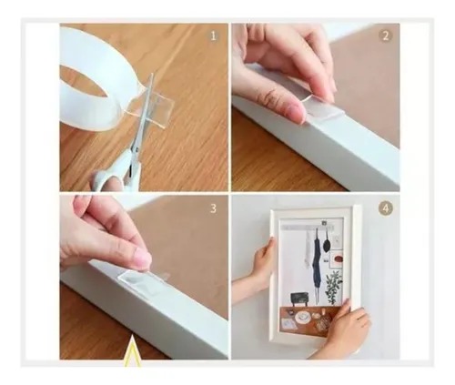 Miniatura 2 de CINTA DOBLE FAZ TRANSPARENTE